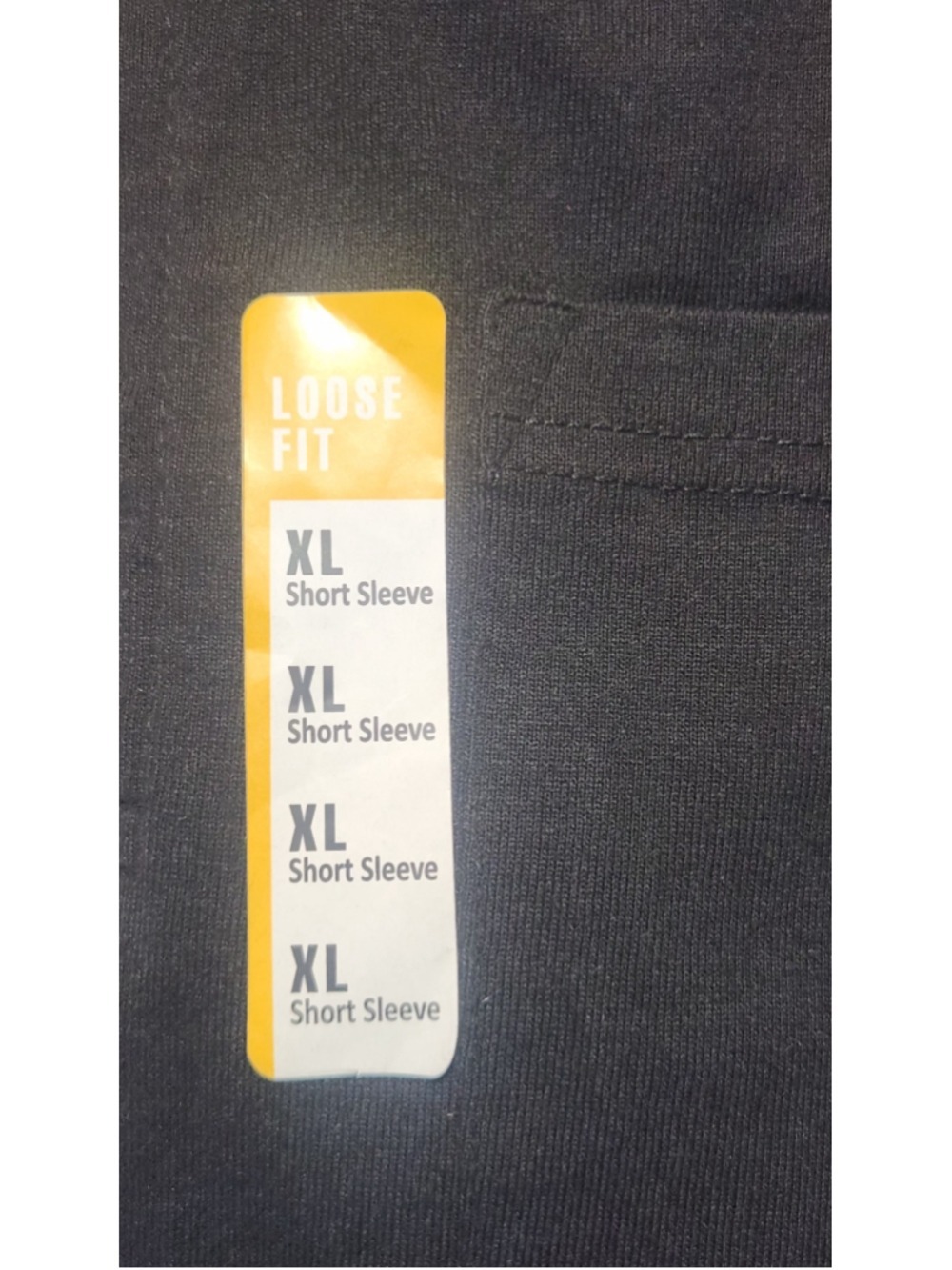 Carhartt K84 Men's XL Loose Fit Heavyweight Pocket Henley T-Shirt Black NWT - Picture 2 of 6
